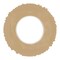 Beige Suede Mat Board for 10x10 Frames - Circle Opening for 8x8 Photos